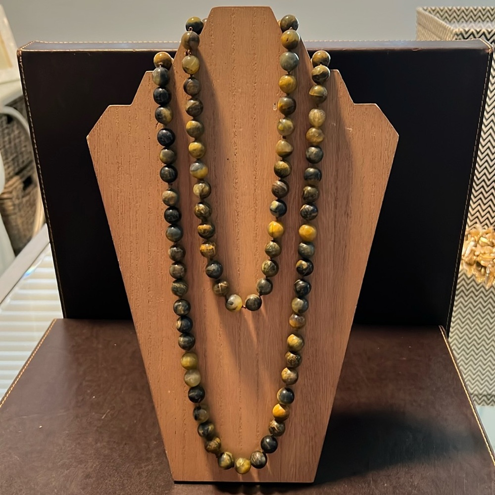Tiger’s Eye Multi-beaded Necklace Set